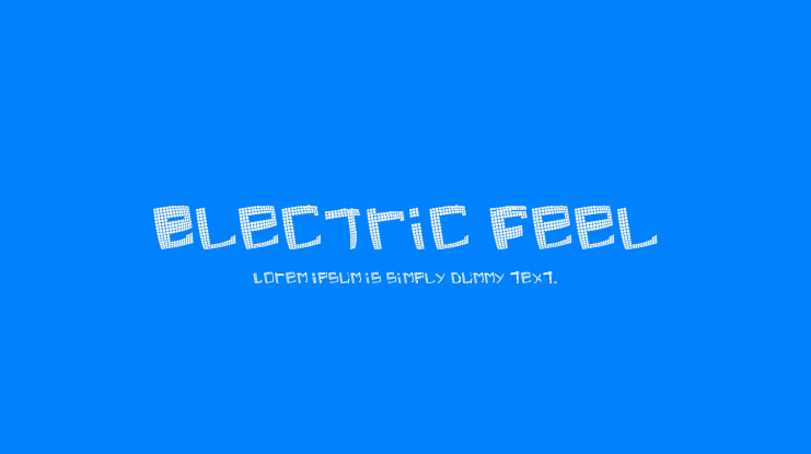 Electric Feel Font
