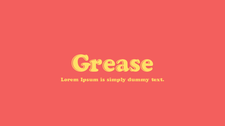 Grease Font