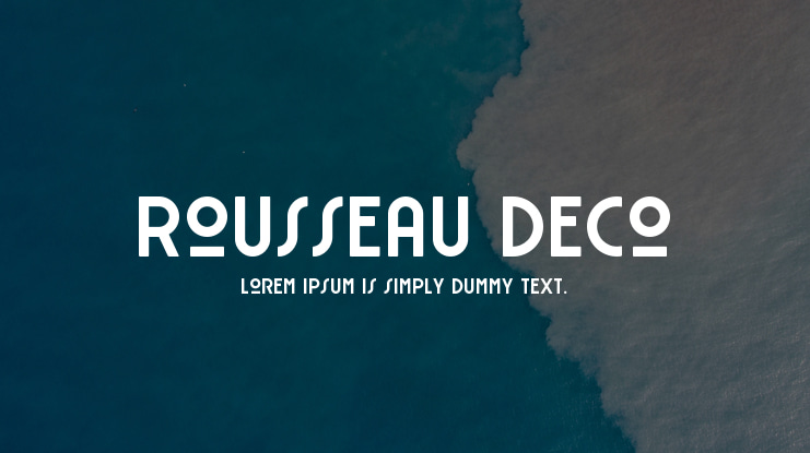 Rousseau Deco Font
