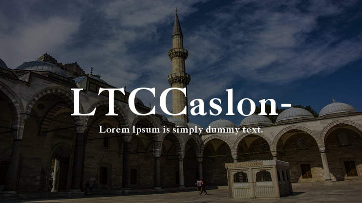 LTCCaslon- Font Family