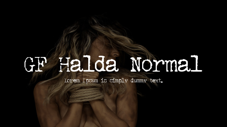 GF Halda Normal Font Family