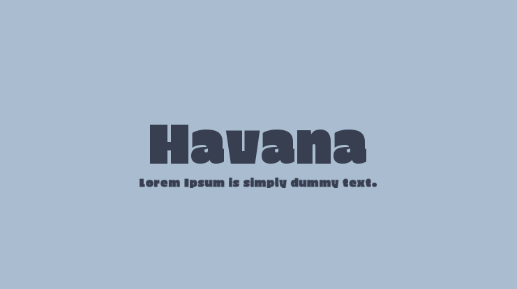 Havana Font