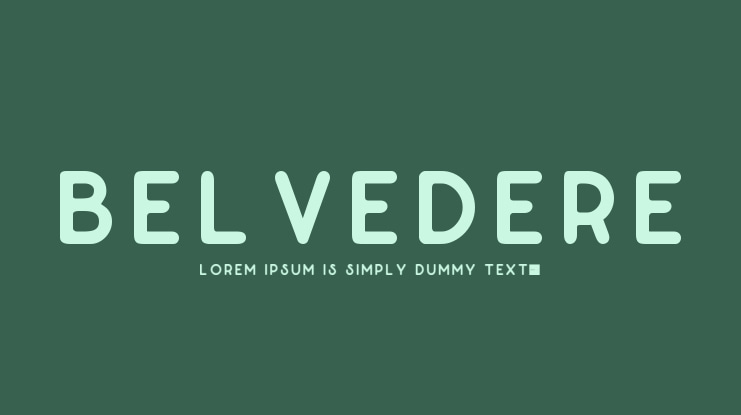 Belvedere Font Family