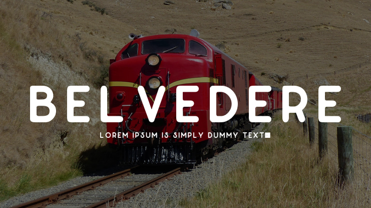 Belvedere Font Family