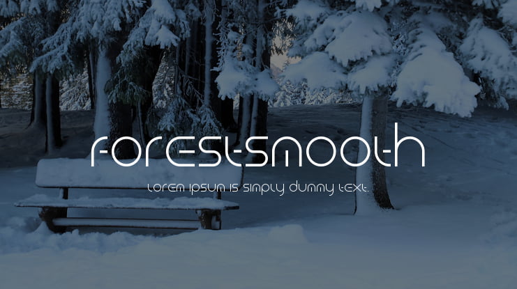 ForestSmooth Font