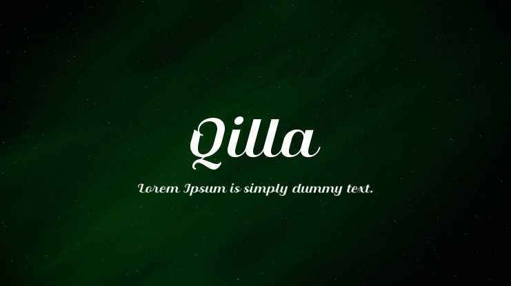 Qilla Font