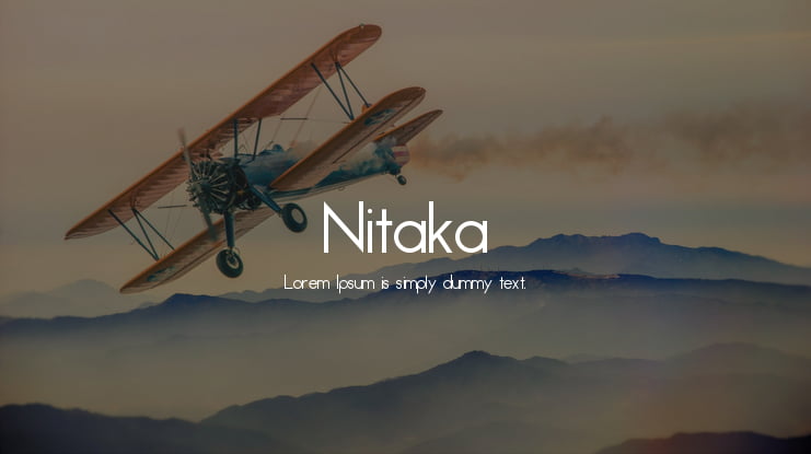 Nitaka Font