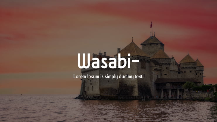 Wasabi- Font Family : Download Free for Desktop & Webfont