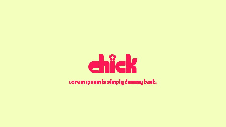 Chick Font