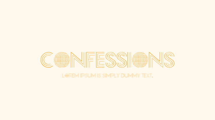 Confessions Font