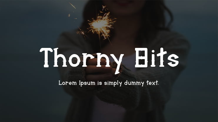 Thorny Bits Font