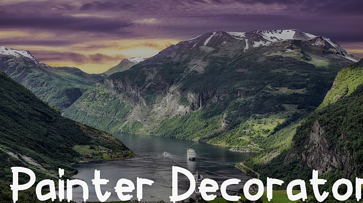 Painter Decorator Font