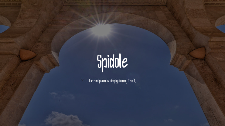 Spidole Font