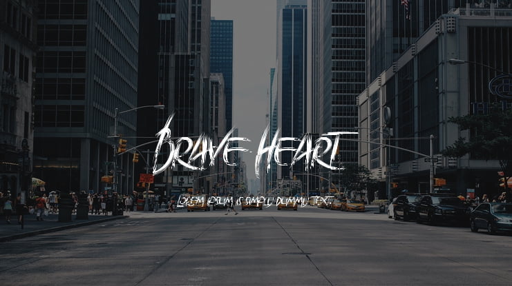 Brave Heart Font