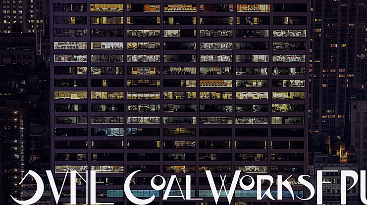 JVNE CoalWorksFPU Font