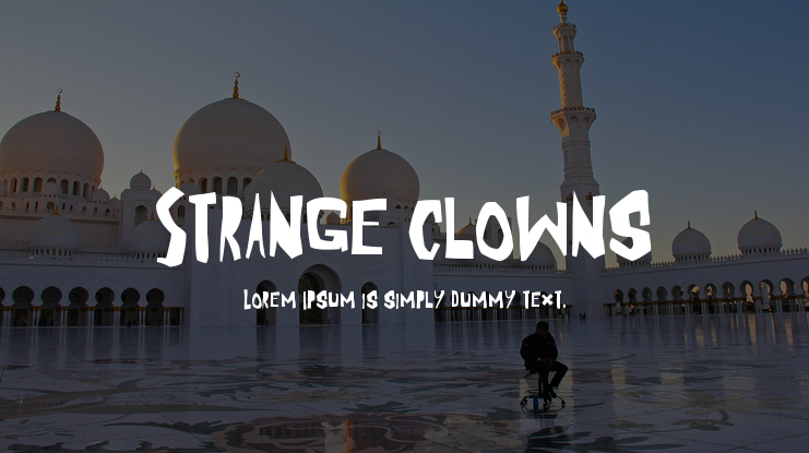 Strange Clowns Font