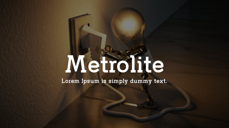 Metrolite Font Family