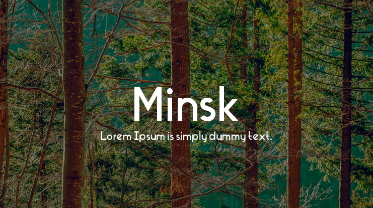Minsk Font