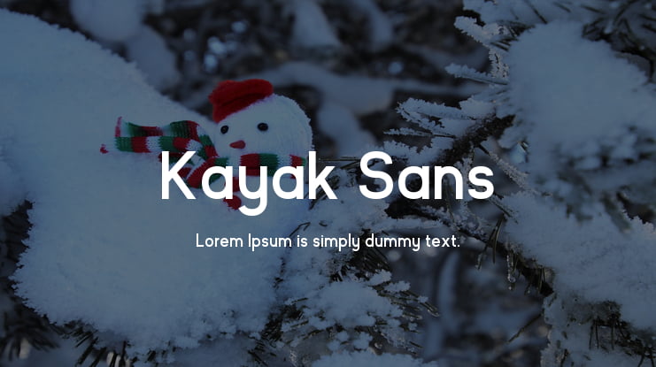 Kayak Sans Font Family
