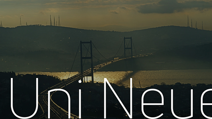 Uni Neue Font Family