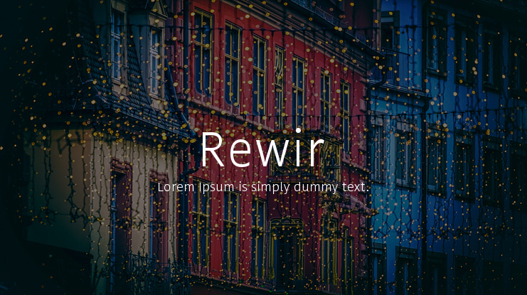 Rewir Font
