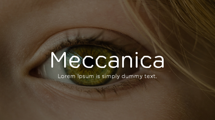 Meccanica Font