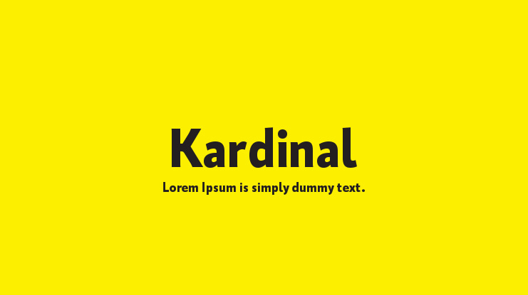 Kardinal Font Family