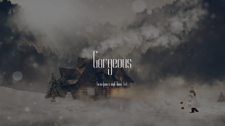 Gorgeous Font Family