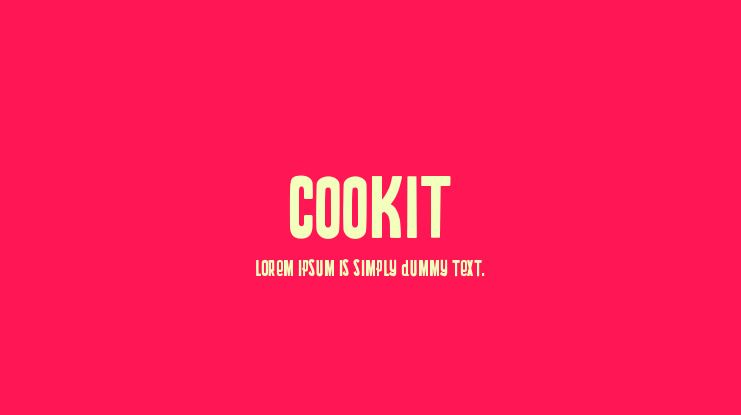 Cookit Font