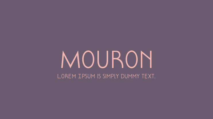 Mouron Font
