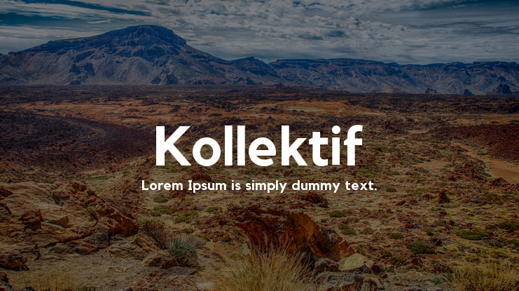 Kollektif Font Family