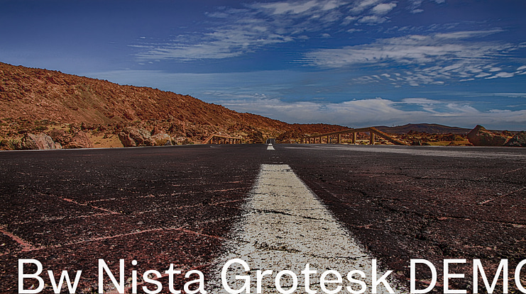 Bw Nista Grotesk DEMO Font Family