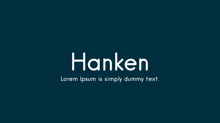 Hanken Font Family