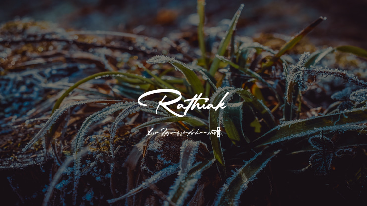 Rathiak Font