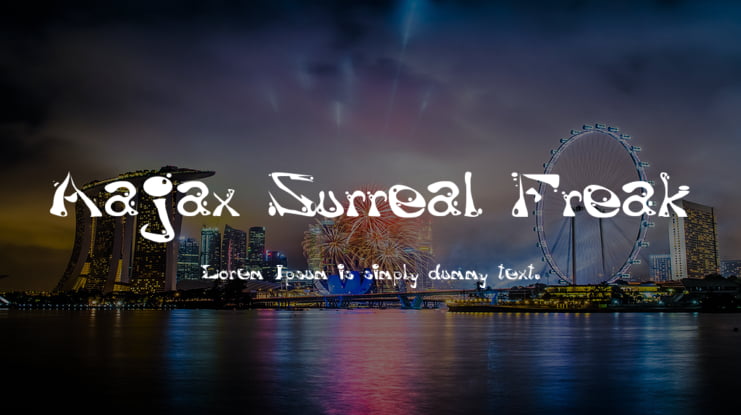 Aajax Surreal Freak Font