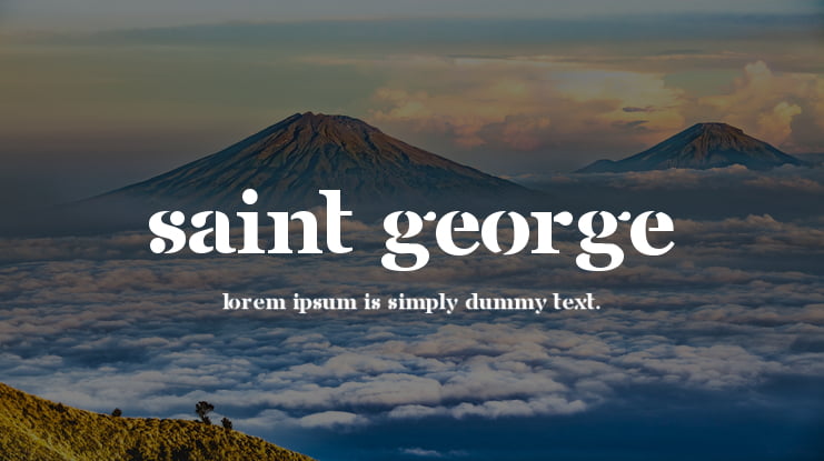 Saint George Font