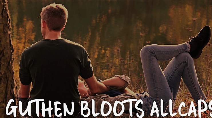 GUTHEN BLOOTS ALLCAPS Font