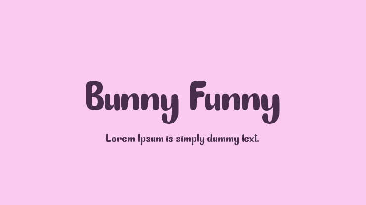 Bunny Funny Font