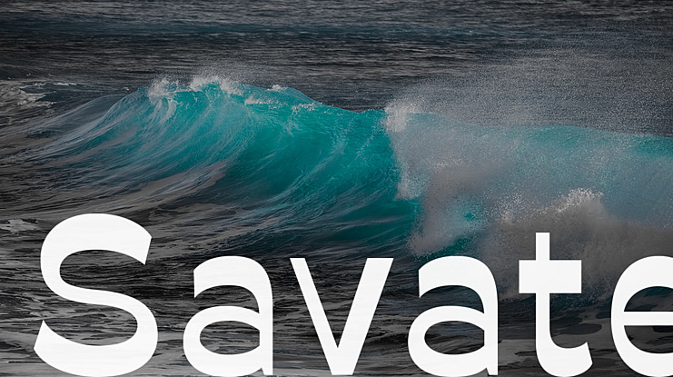 Savate Font Family