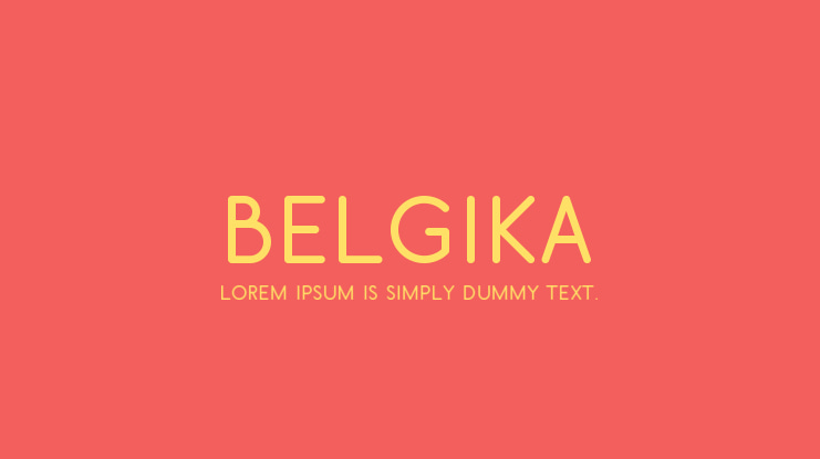 Belgika Font Family