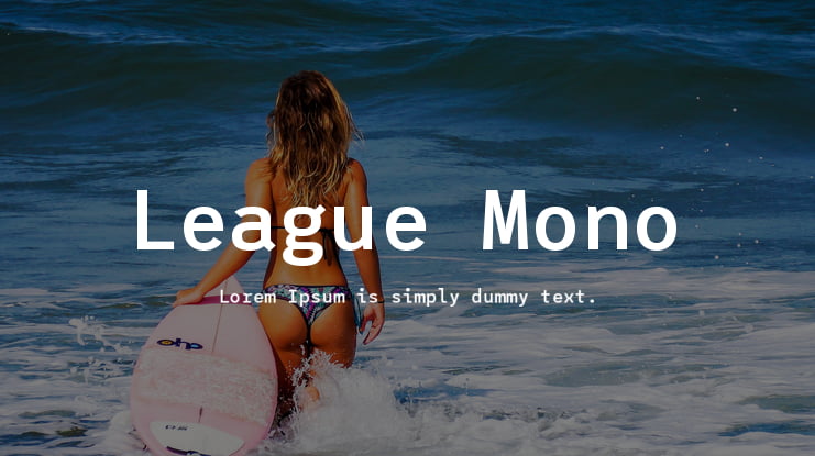 League Mono Font Family