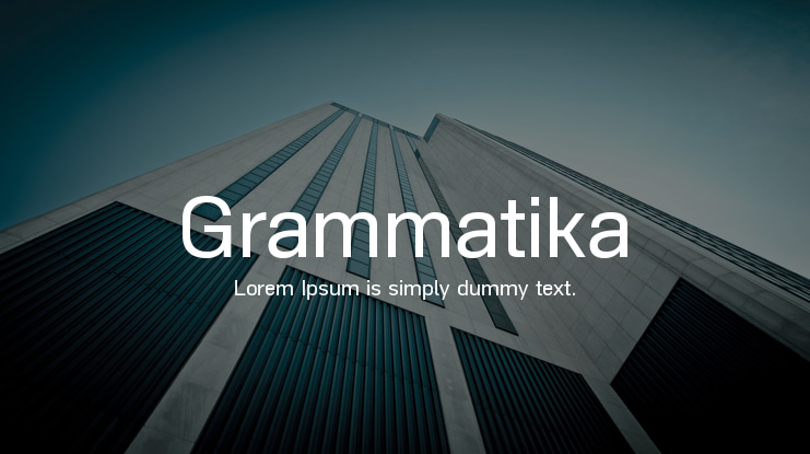 Grammatika Font