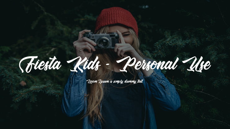 Fiesta Kids - Personal Use Font