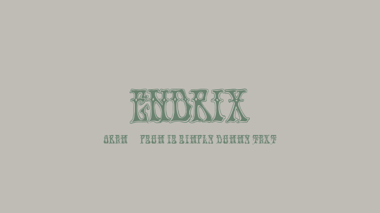 Hendrix Font