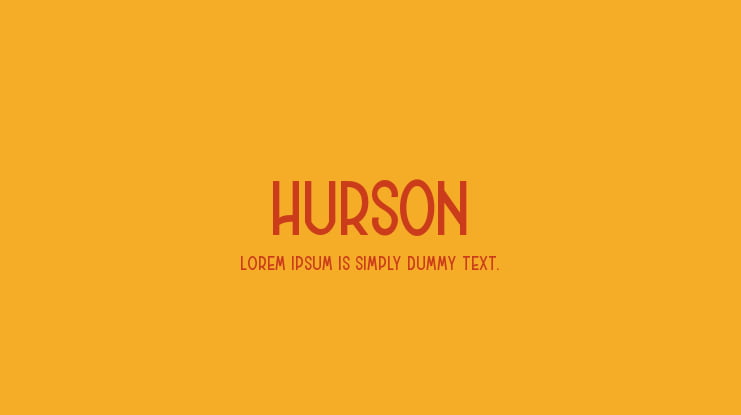 Hurson Font
