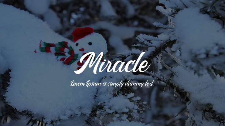 Miracle Font