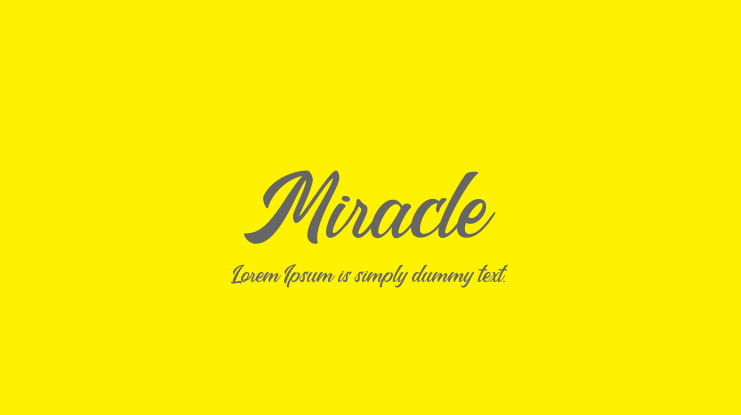 Miracle Font