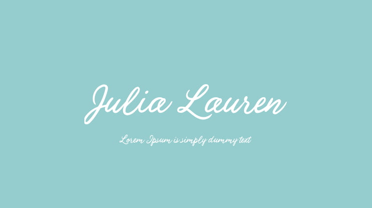 Julia Lauren Font