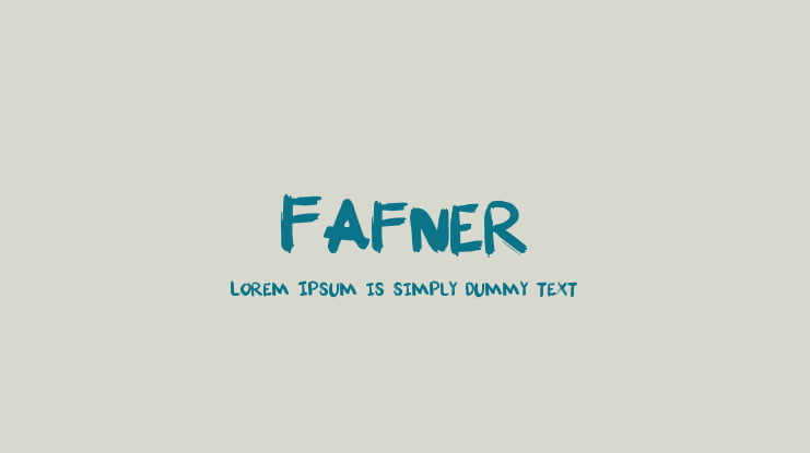 Fafner Font