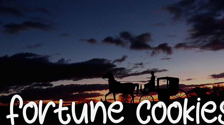 fortune cookies Font